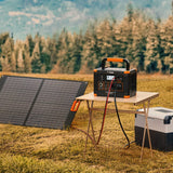 GRECELL Powerstation 1000W, 999Wh Solargenerator, Mobiler Stromspeicher mit AC/DC/USB, Power Station Solar für Camping, Outdoor, Notstrom Notfälle, (T-1000)